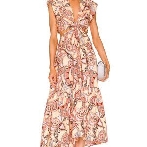 A.L.C Alexandria Dress (Nude Peach Multi)